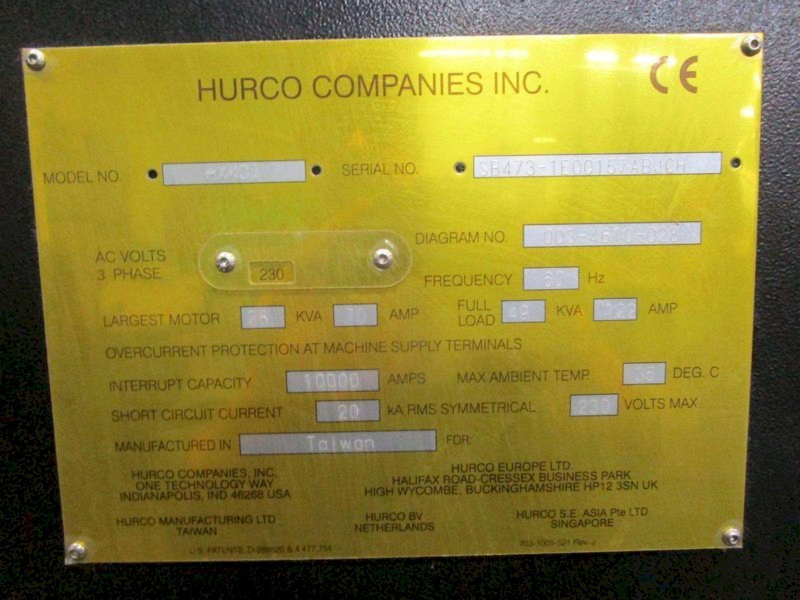 Hurco BX40i CNC Vertical Machining Center, WinMax CNC, 41″ x 27″ ,New 2019
