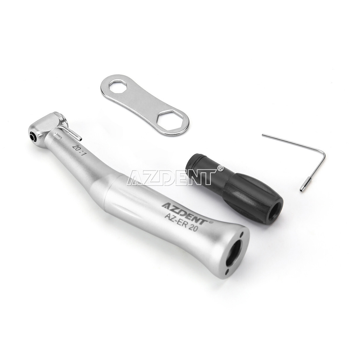 AZDENT Dental Implant 20:1 Reduction Contra Angle Push Button Surgical Handpiece