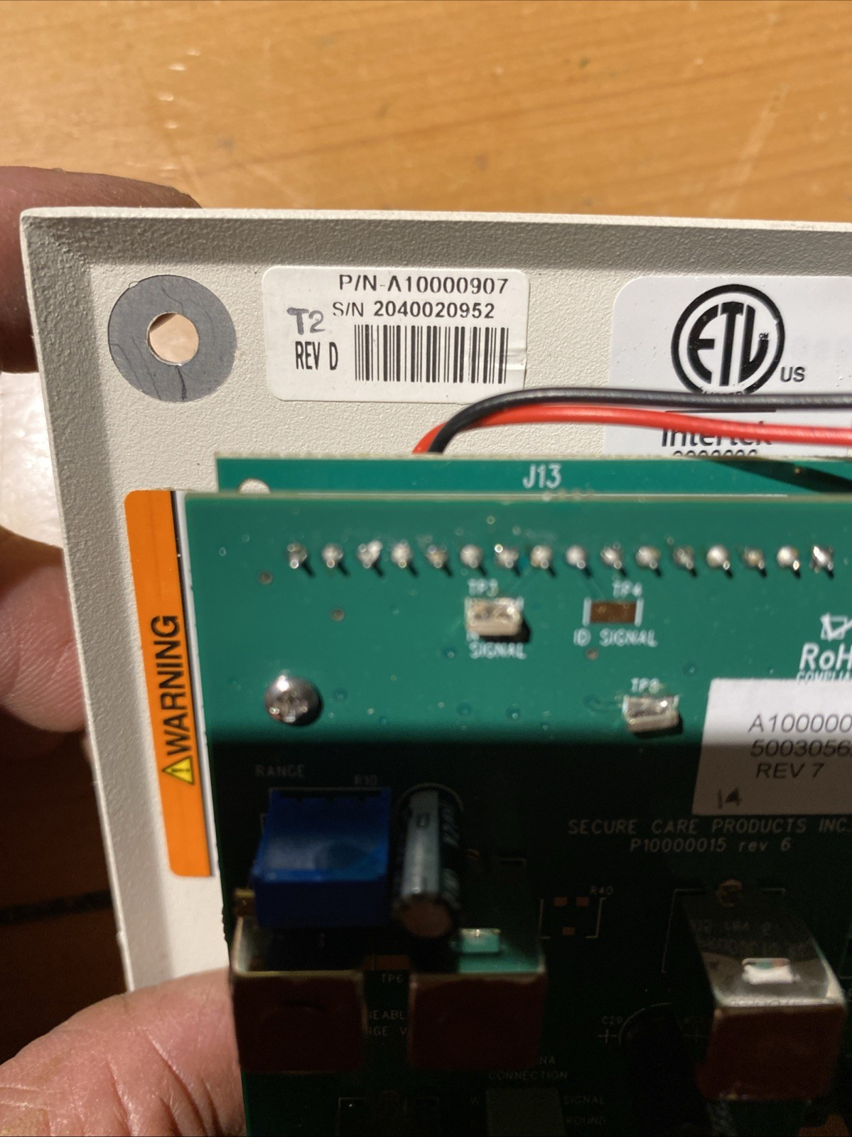 Secure Care Advantage 1000DE Access Control Panel (USED)