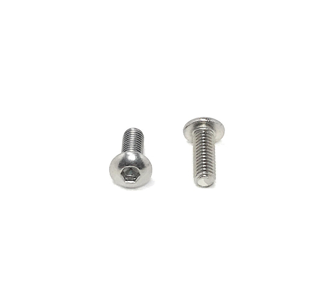 (50) M3 x 0.5 x 8 Stainless Steel Button Head Socket Cap Screws ISO7380 M3-.50
