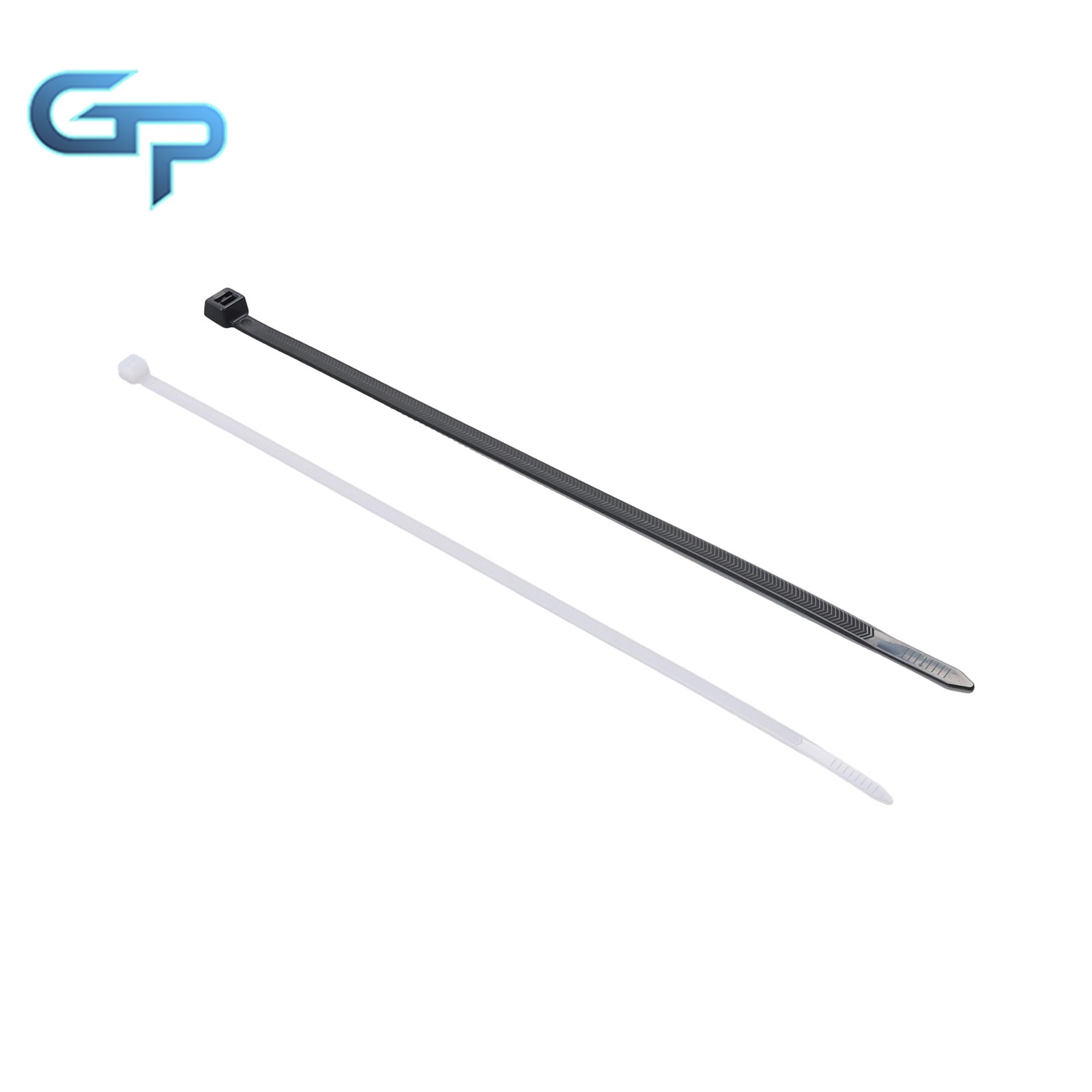 Heavy Duty Zip Ties 12″12″ V-Shaped Toothed 200lb Black White 100pcs Wide 0.13″