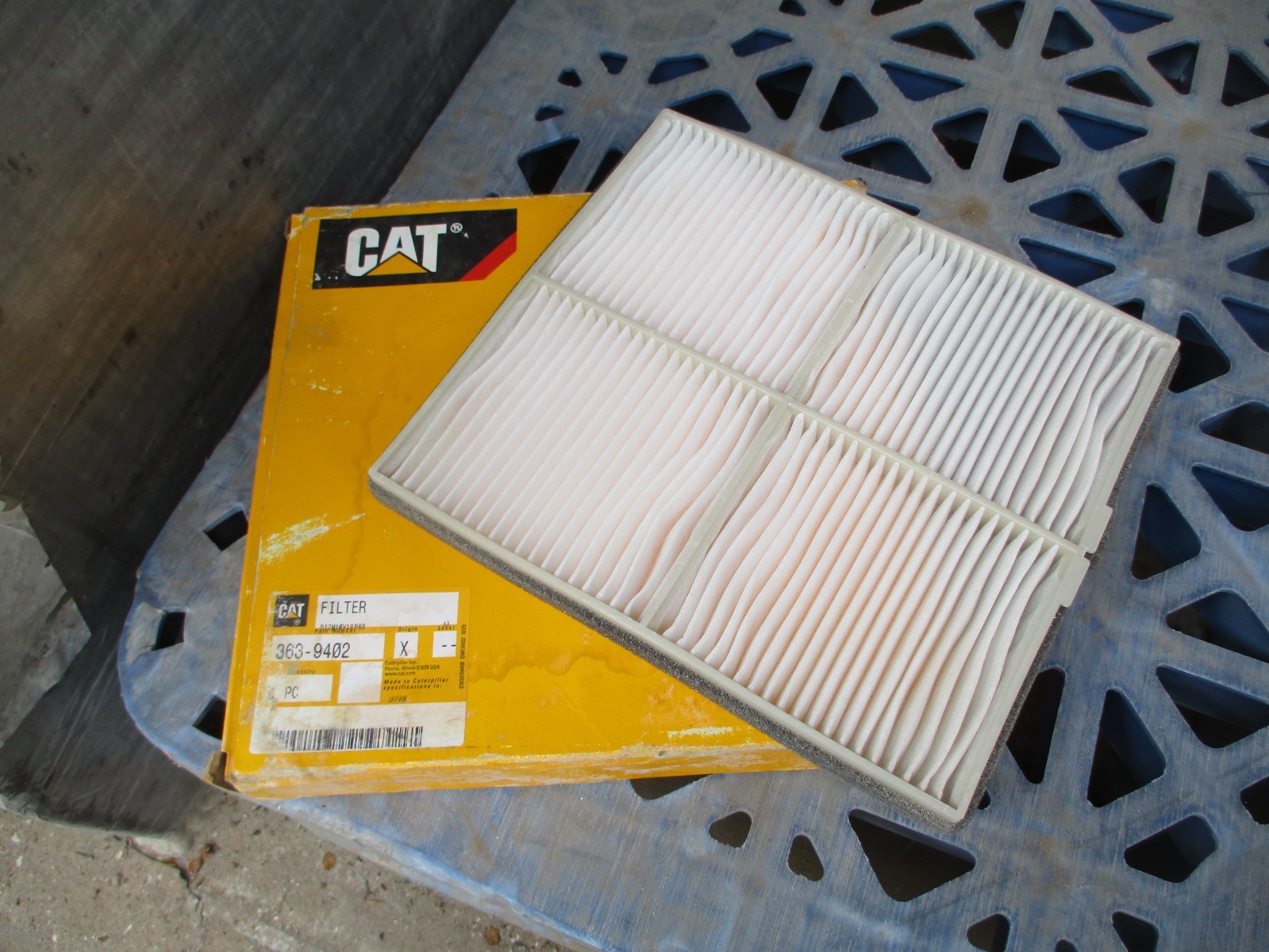 CATERPILLAR CABIN AIR FILTER 363-9402