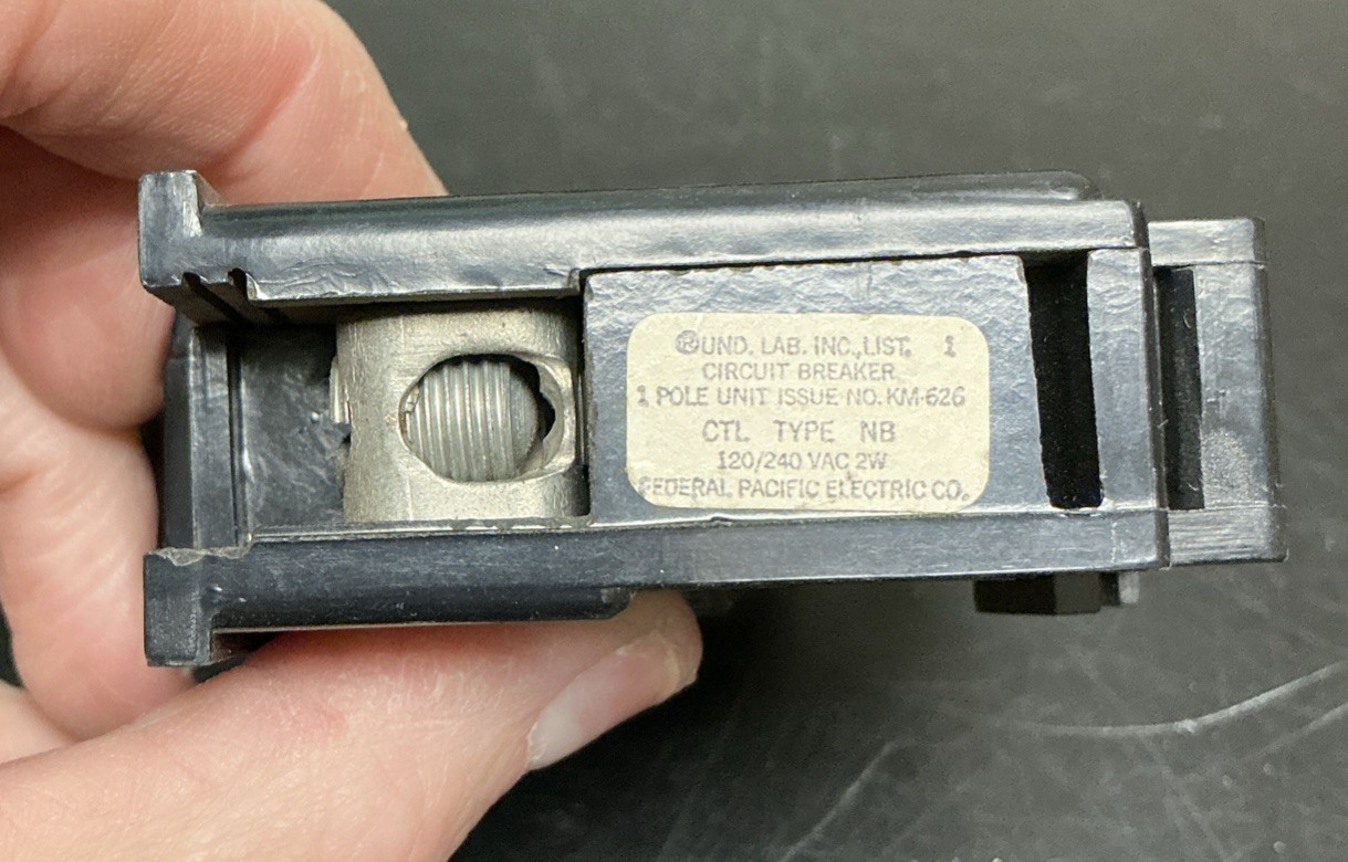 15 Federal Pacific Electric Co. 20 Amp 1 Pole Stab-Lok Type NB Circuit Breakers