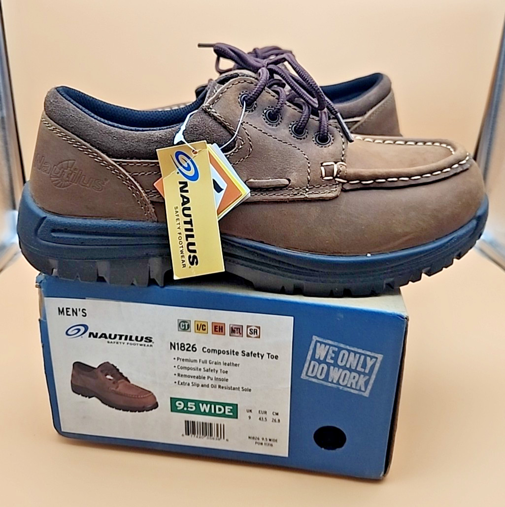 Nautilus Safety Footwear Men’s 1826 Safey Toe Shoe Men’s Size 9.5 Wide
