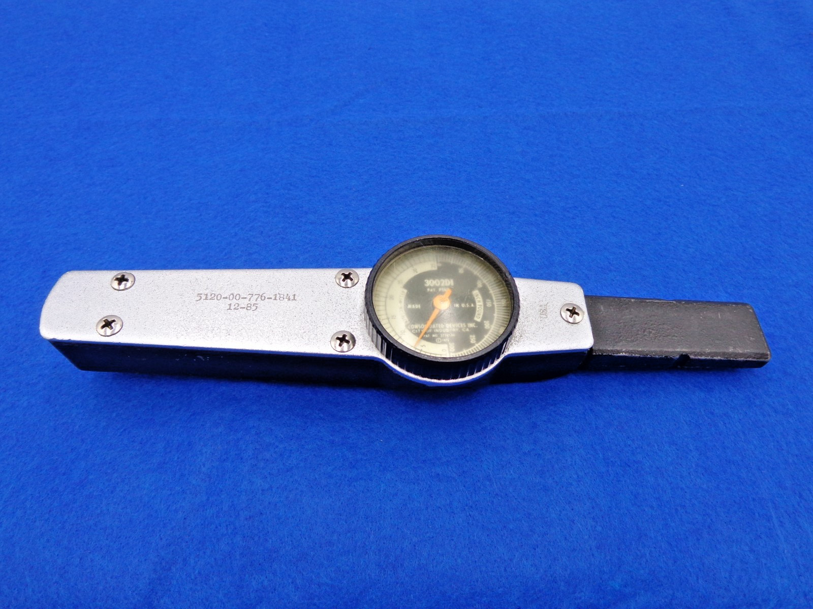 Consolidated Devices 3/8″ Drive Torque Wrench 0-300 in-lbs. CDI PN#3002DI