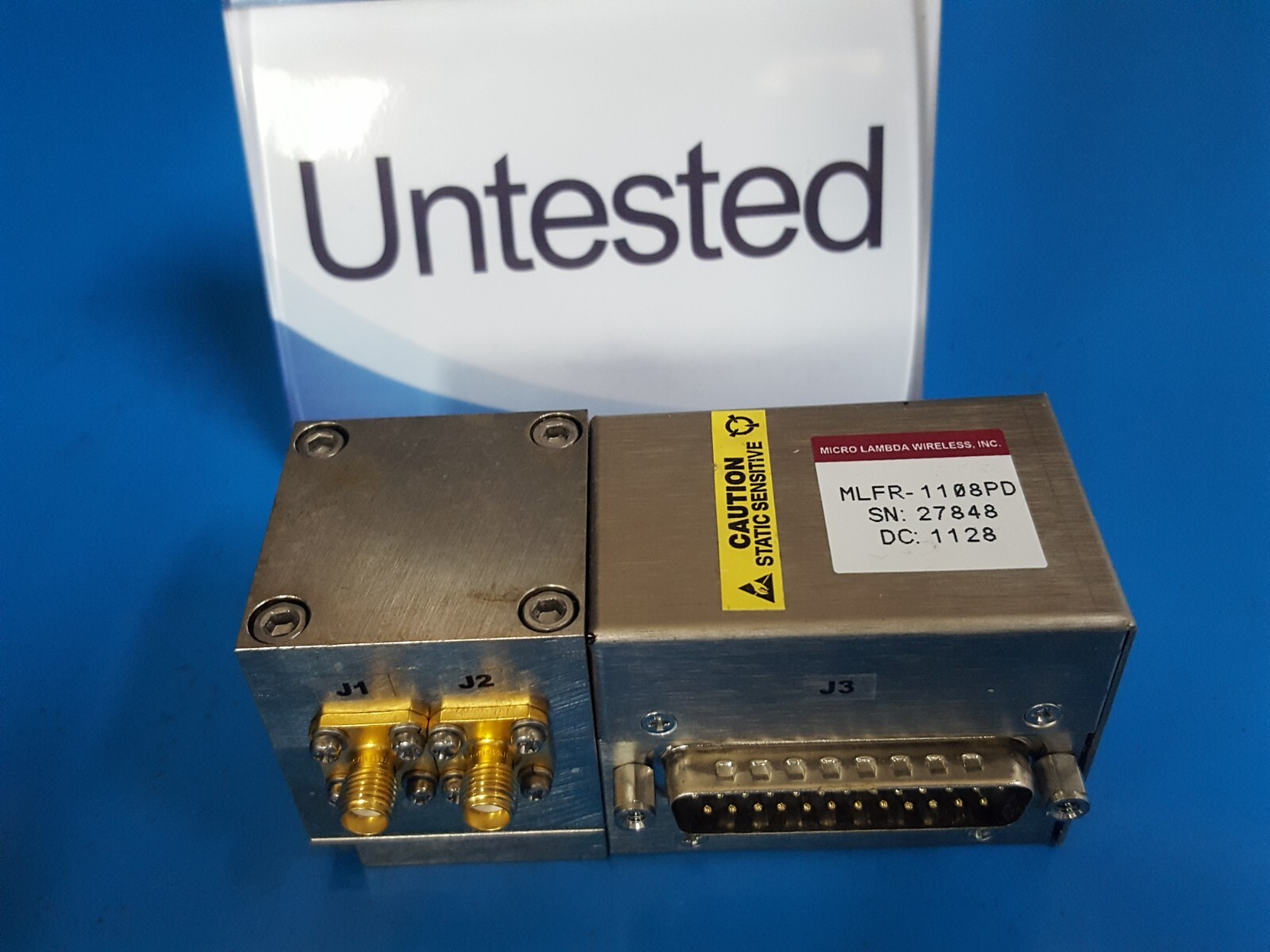 MICRO-LAMBDA MLFR-1108PD: Electromagnetic Band-Reject YIG Filter (27848)