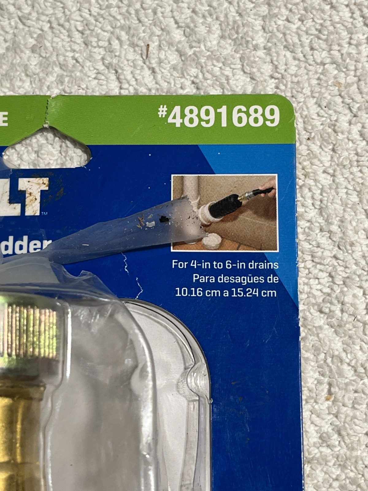 KOBALT Large Drain Pipe Sewer Unclogger Blockage Remover Water Bladder