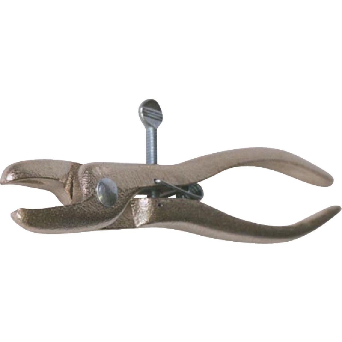 Decker Nickel-Plated Cast Malleable Iron Hog Ring Pliers with Spring R2 Decker