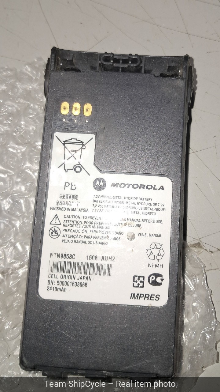 U44115 OEM MOTOROLA NTN9858C IMPRES 72V NiMH Rechargeable Battery G2U