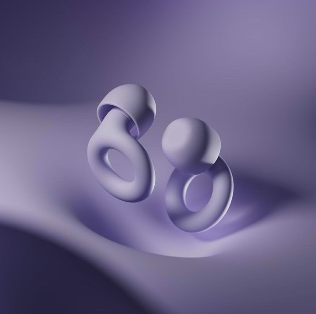 Loop Quiet 2 Ear Plugs – Ultra-Comfy Reusable Noise-Reducing Earplugs, Violet