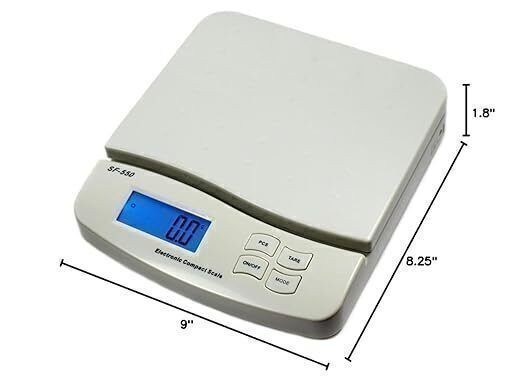66 LB x 0.1 OZ Digital Postal Shipping Scale V4 Weight Postage Kitchen Counting