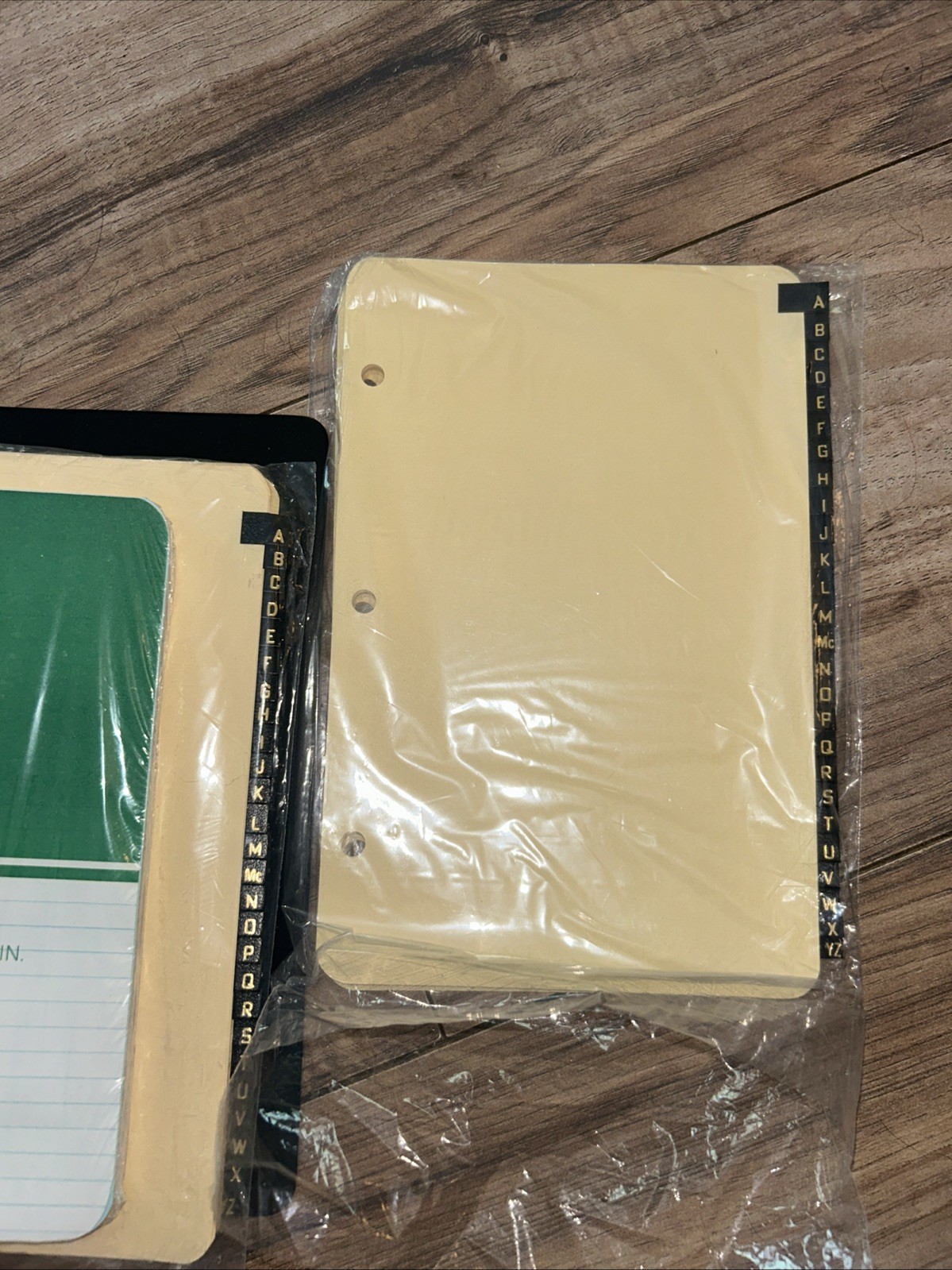 New Vintage Boorum & Pease Ring Book Sheets And 3 Ring Binder