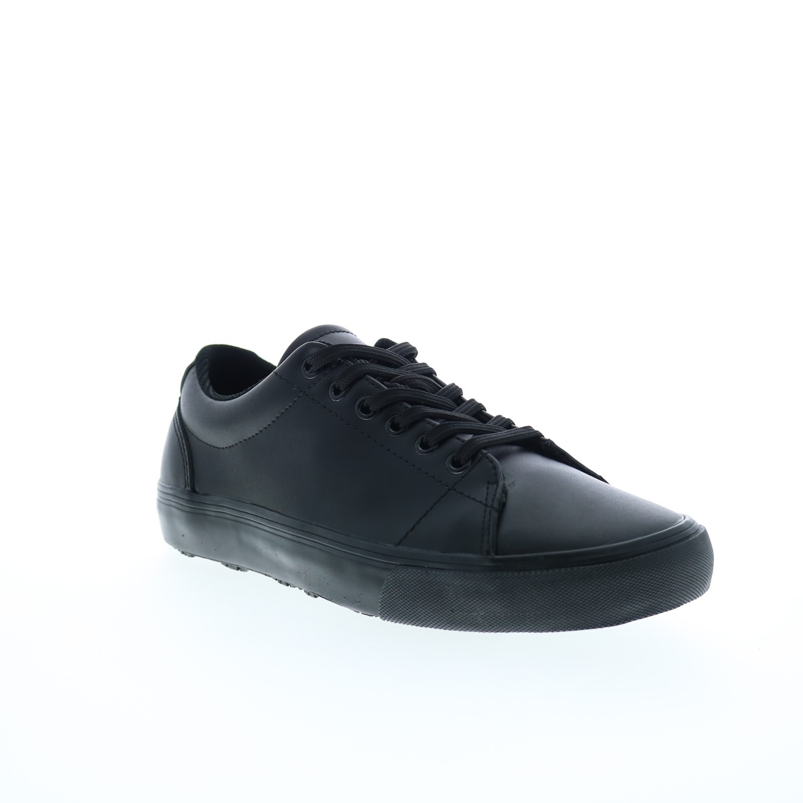 SlipGrips Slip Resistant Shoe Womens Black Wide Athletic Work & Safety Shoes