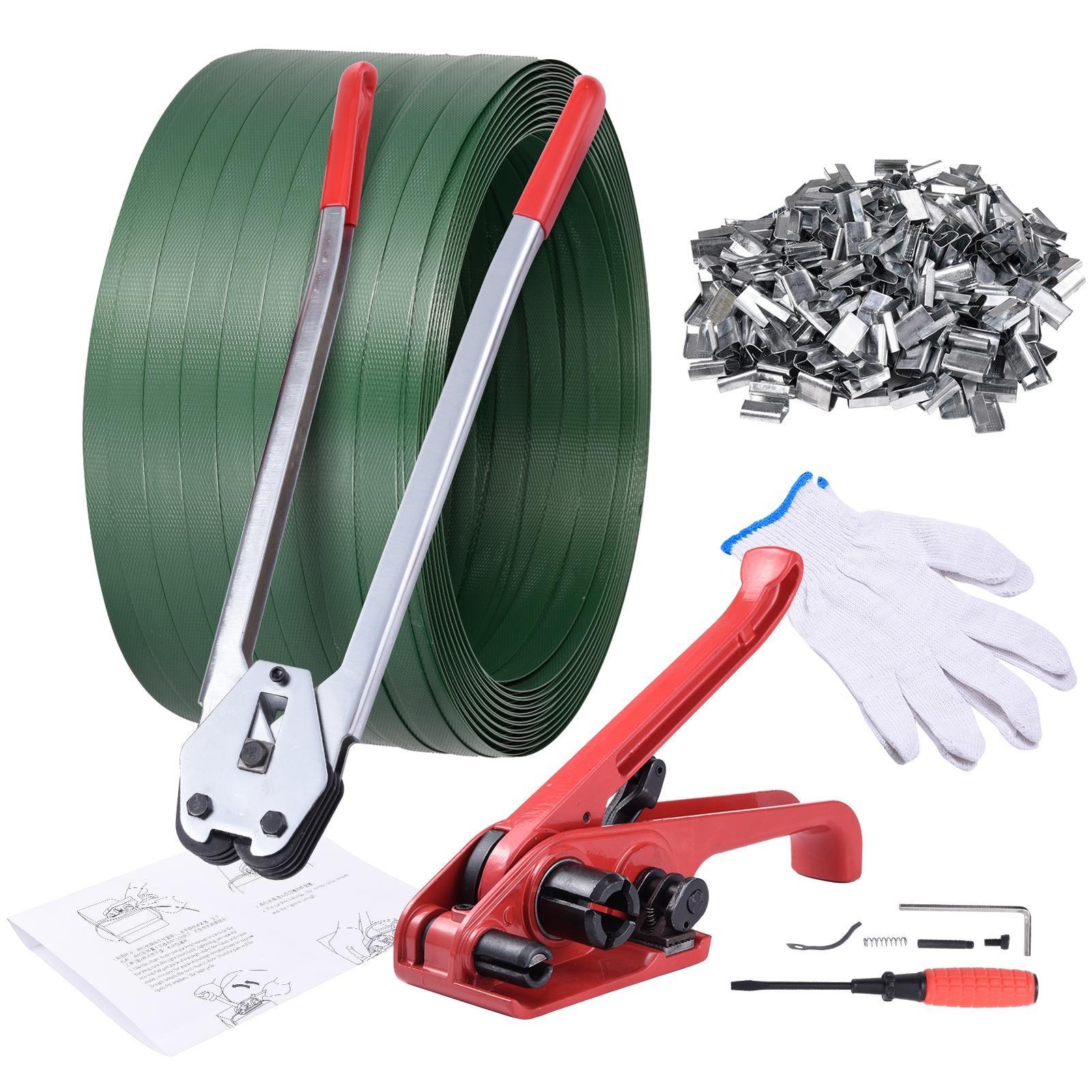Banding Strapping Kit Pallet Packaging Tool Heavy Duty Tensioner Kit