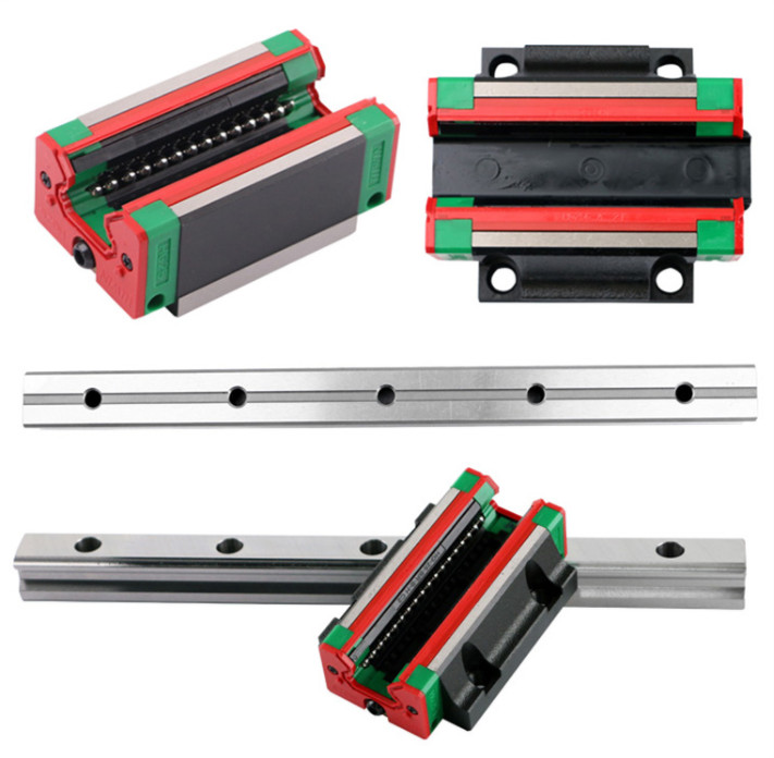 HIWIN 2pc HGR25 200-2000mm Linear Guide Rail + 4pc HGH25CA Slide Block ﻿﻿CNC