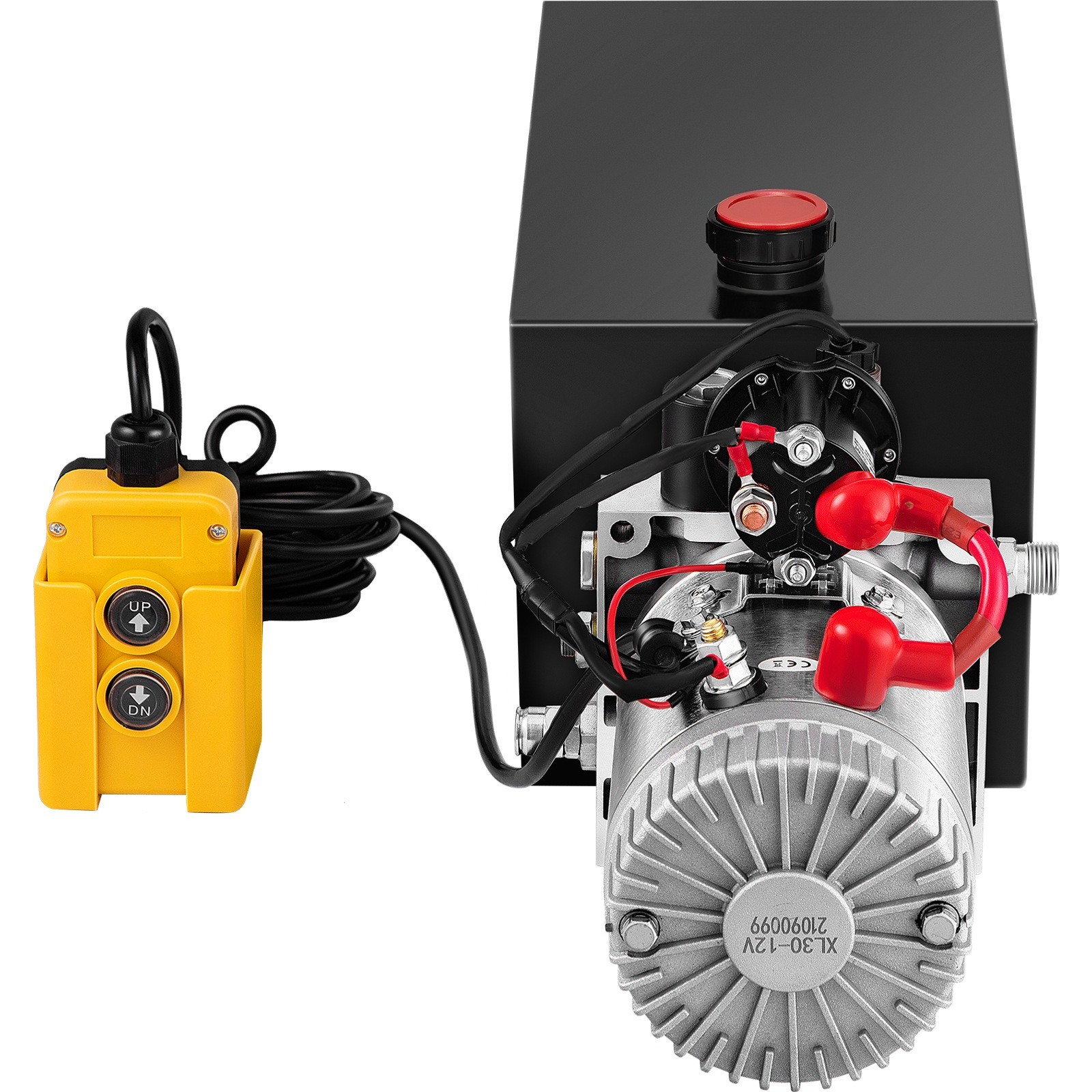 10L Vehicle-Mounted Hydraulic Pump 10-Quart Single-Acting Hydraulic Pump 12VDC