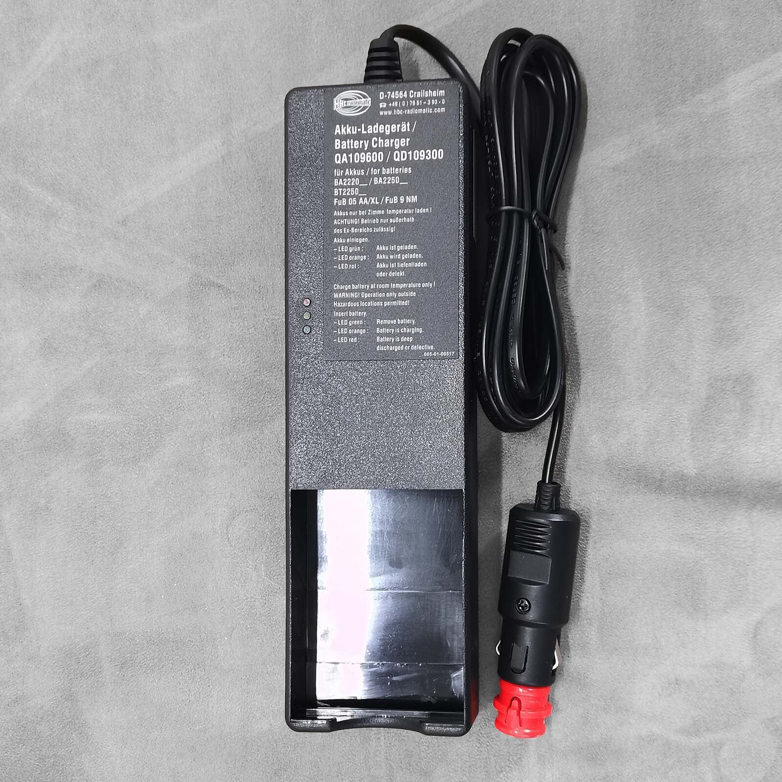 Battery Chargers for BA225030 HBC Radiomatic 220V QA109600 QD109300 #T516 YS