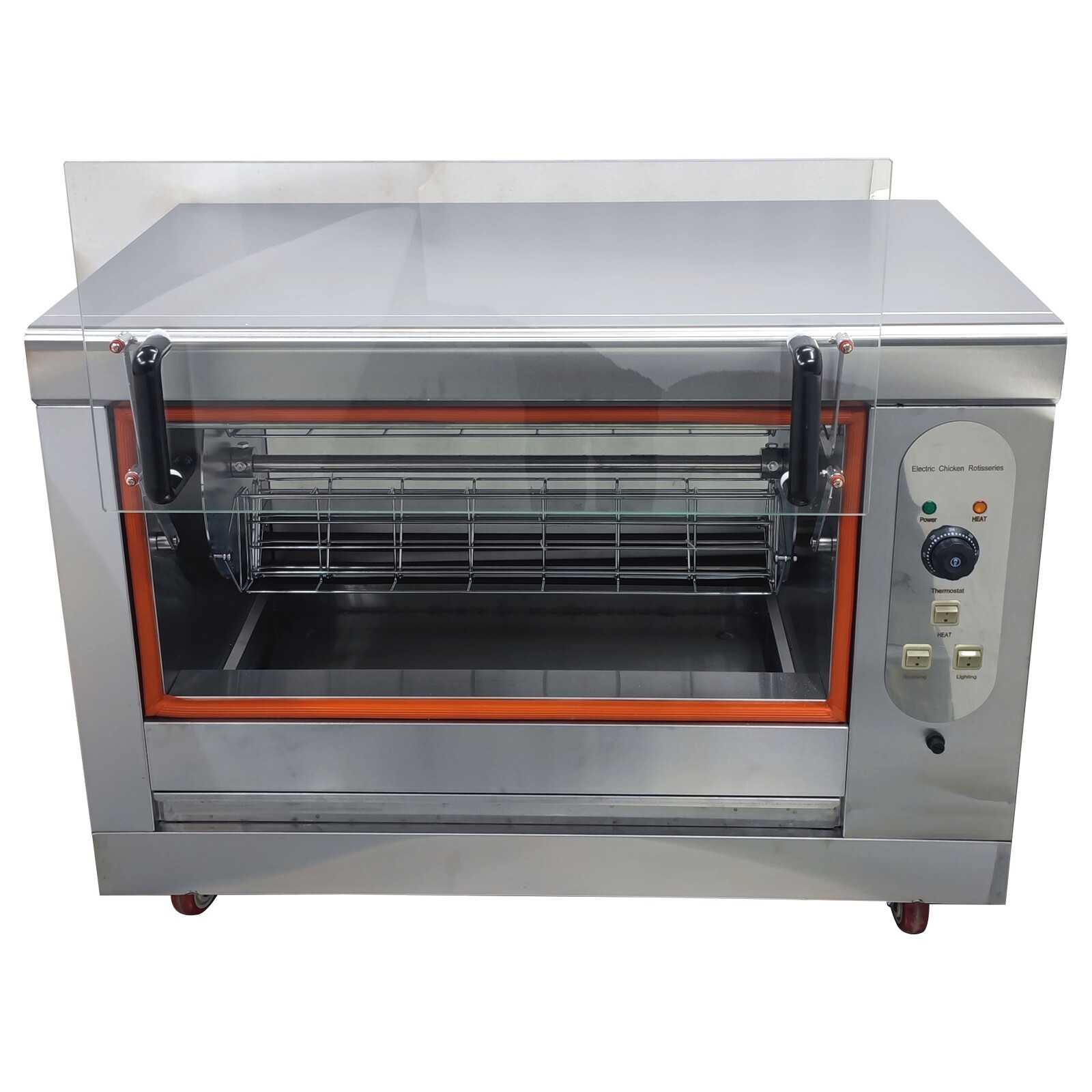 220V Table Type Electric Chicken Rotisserie Machine 122-572°F Temp. Range 8.16HP