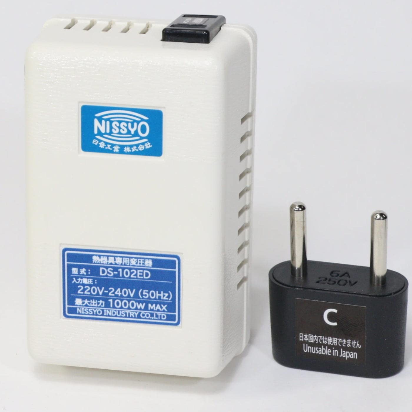 Nissho Step Down Transformer 220V 230V 240V to 100V 1000W (50Hz) DS-102ED