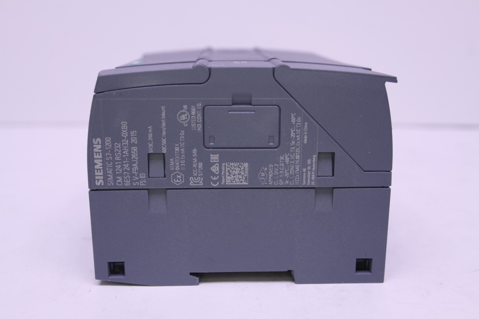 Siemens 6ES7214-1AG40-0XB0 S7-1200 CPU 1214C PLC & CM 1241 RS232 Serial Module