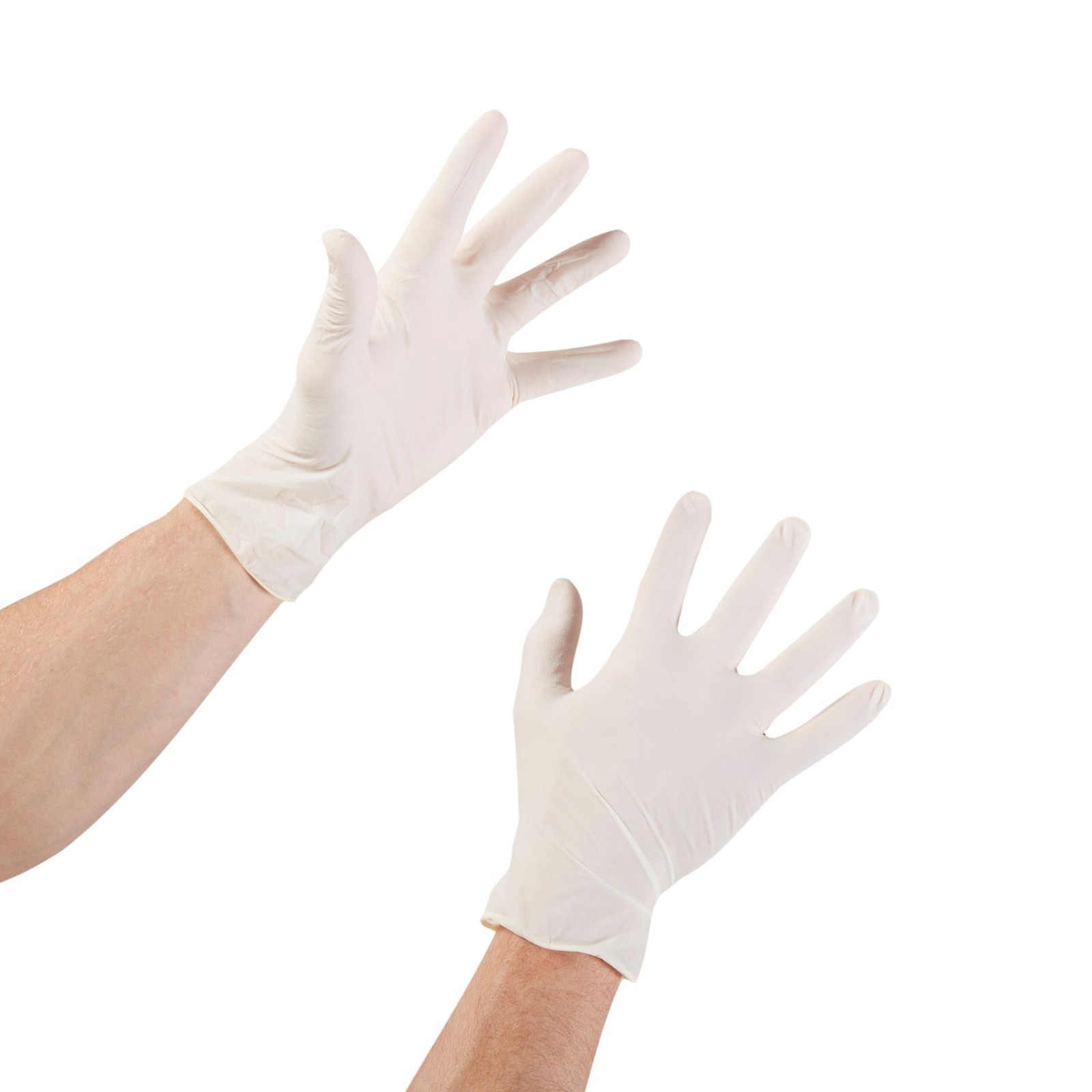 McKesson Confiderm Latex Exam Glove Standard Cuff Length LARGE 100 per Box