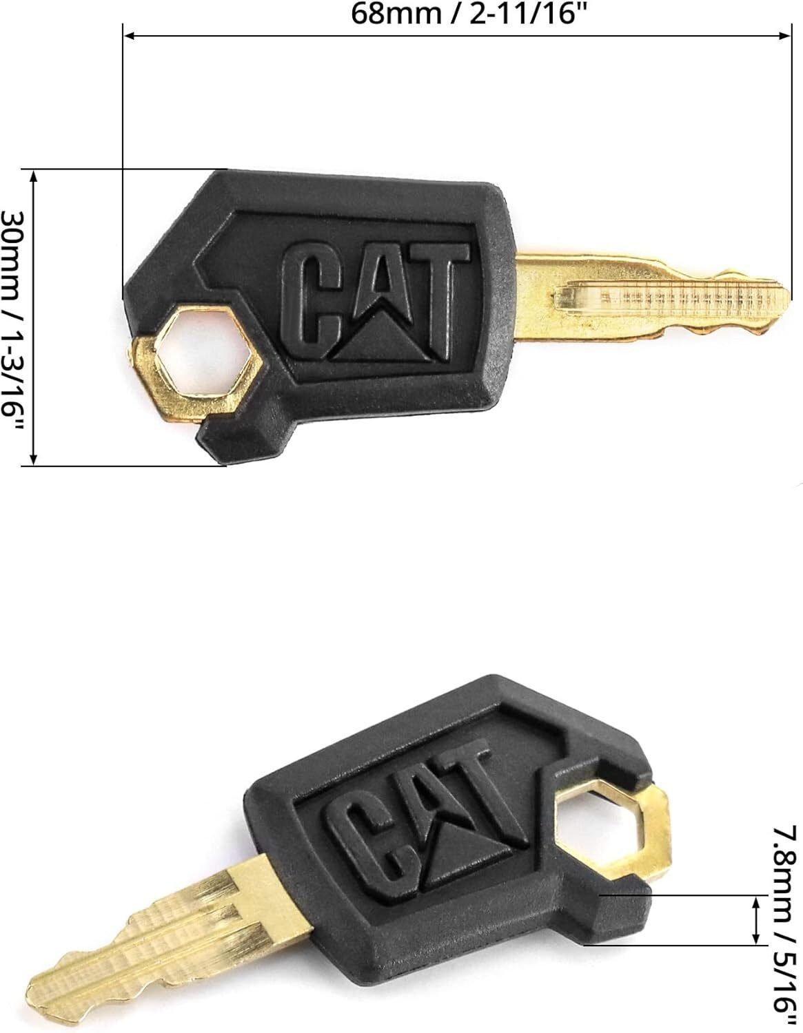 NEW 10PCS CAT Caterpillar 5P-8500 Heavy Equipment Ignition Keys 5P8500 Excavator