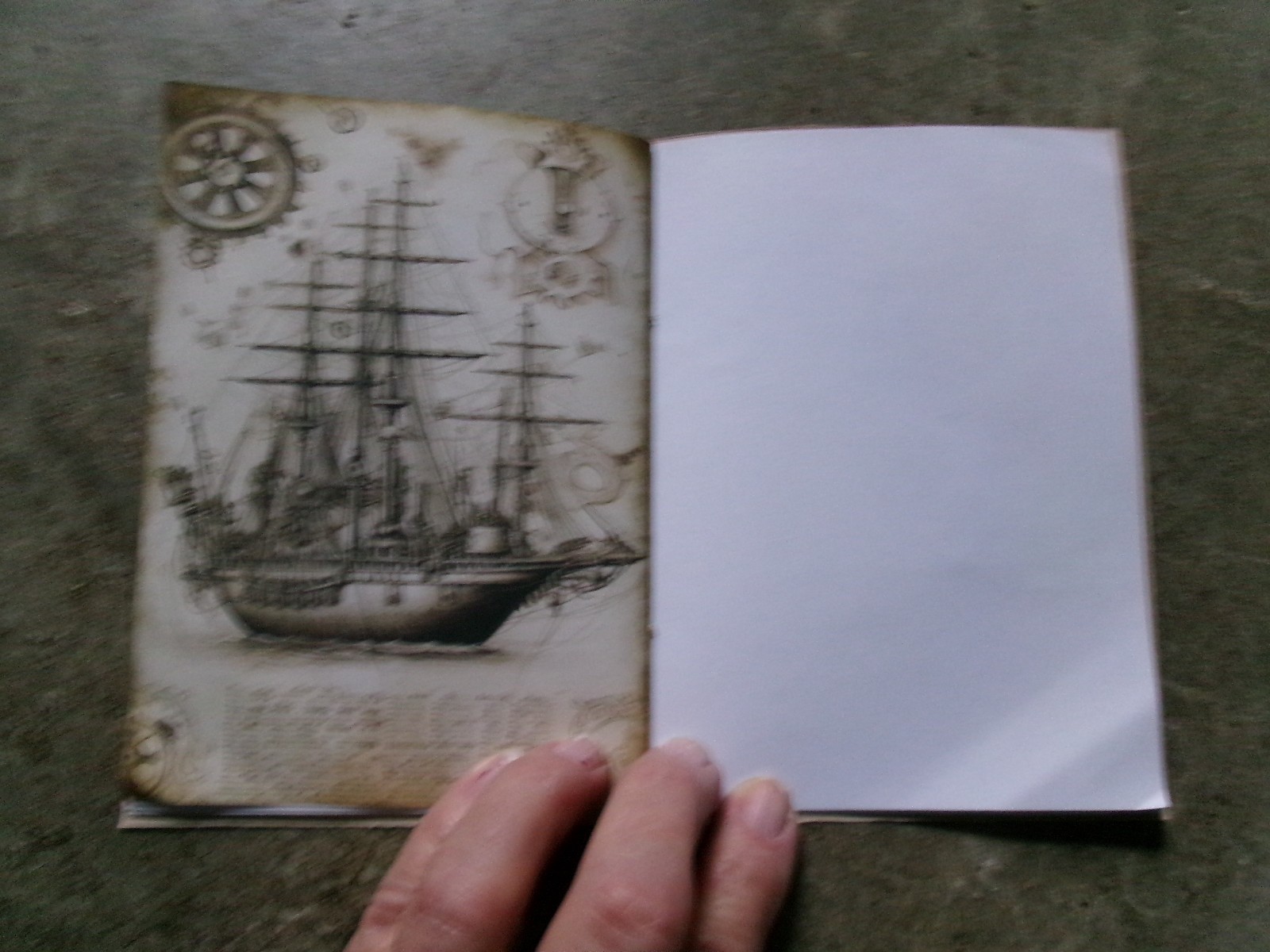 JUNK JOURNAL APPROX. 36 PAGES SIZE APPROX. 4″ X 6″ LOTS OF JOURNALING PLACES Q