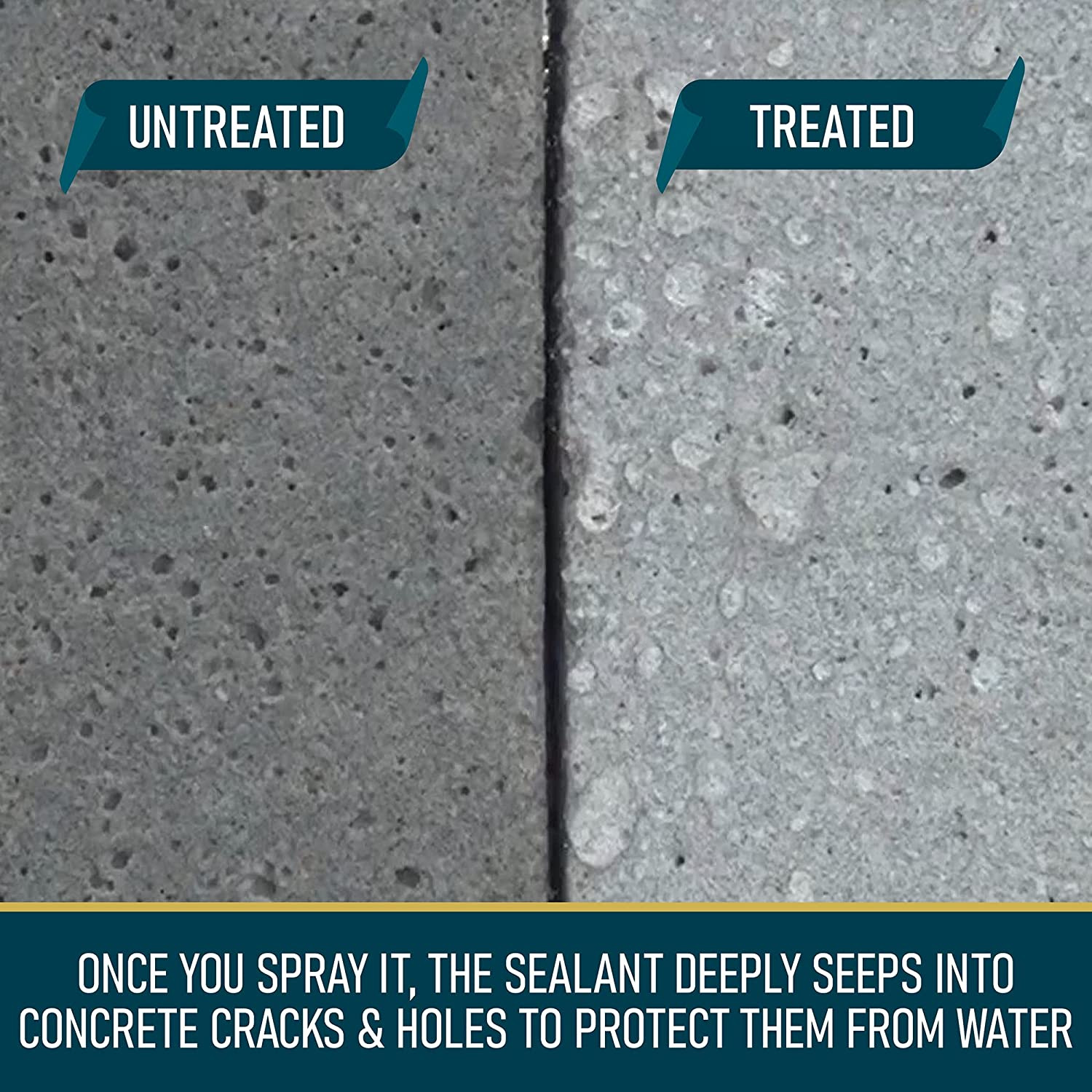 Super Mica-Seal Waterproof Spray | Greatly Penetrating Concrete Sealer Outdoor W