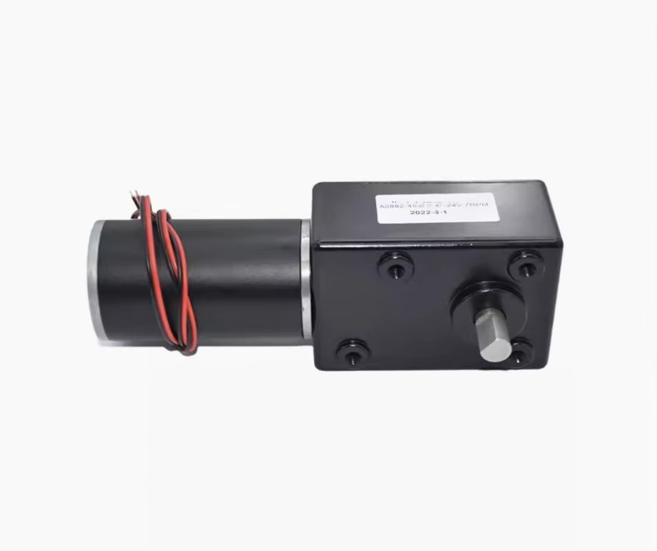 DC12V 24V Strong Torque Metal Turbo Worm Gearbox 250kg.cm Self-Lock Gear motor