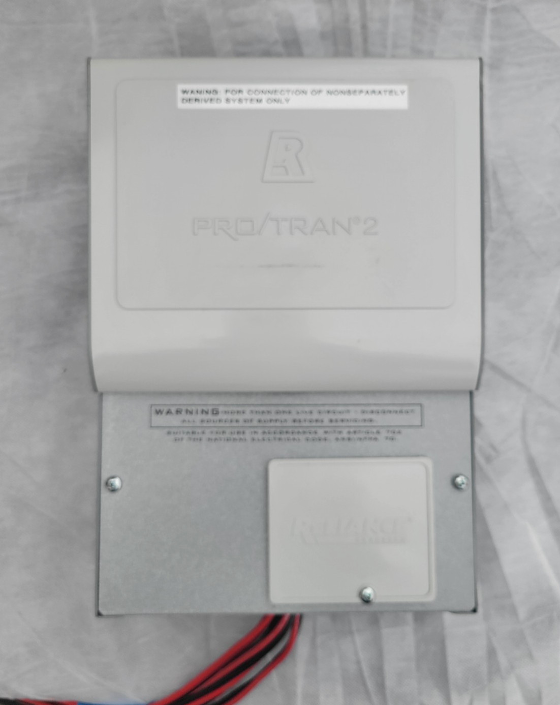 RELIANCE CONTROLS PRO/TRAN 2, 30A MANUAL TRANSFER SWITCH KIT INLET BOX