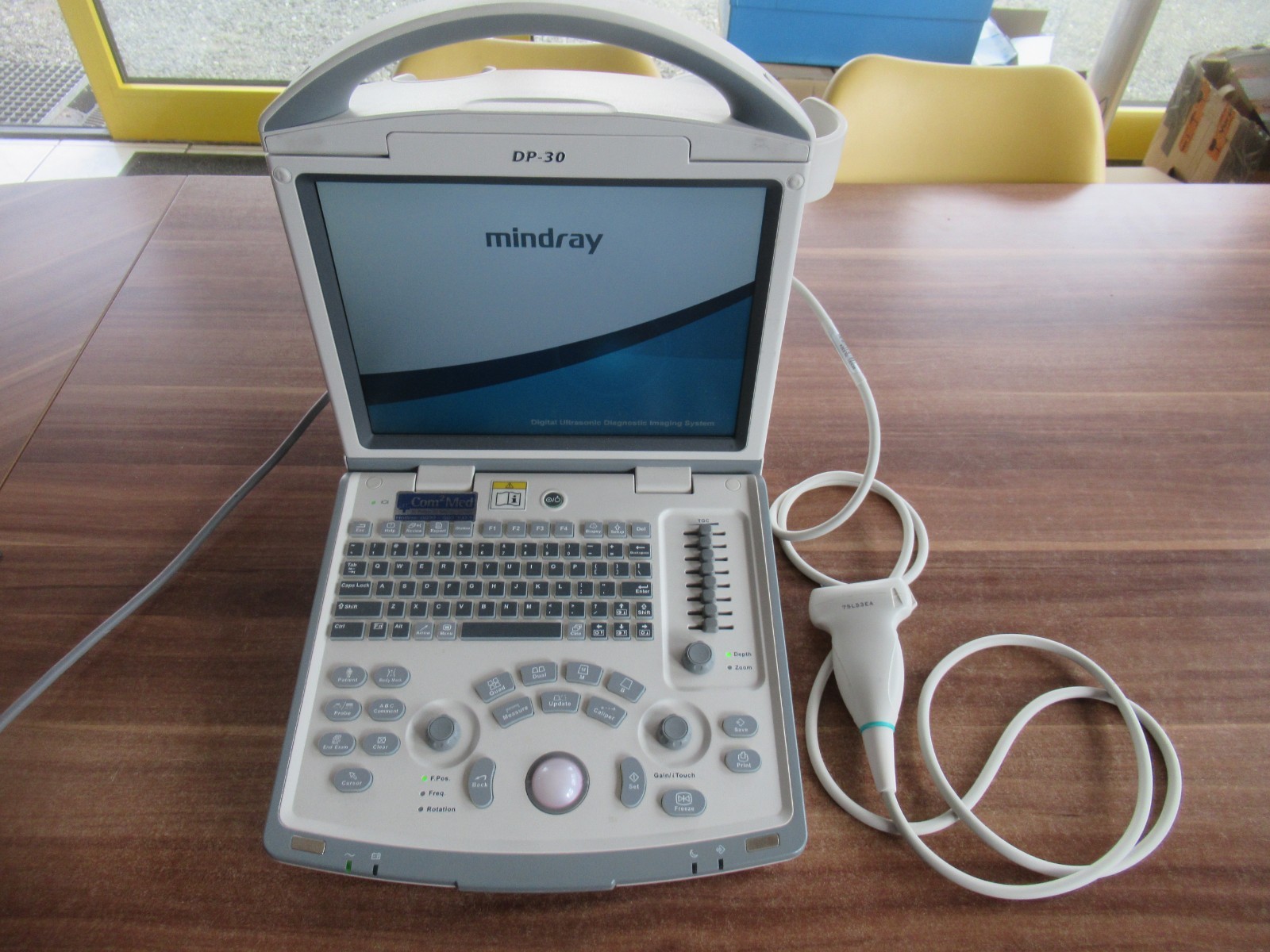 Mindray DP 30 with 75L53EA Linear Probe Portable Ultrasound Machine Very Lightweight