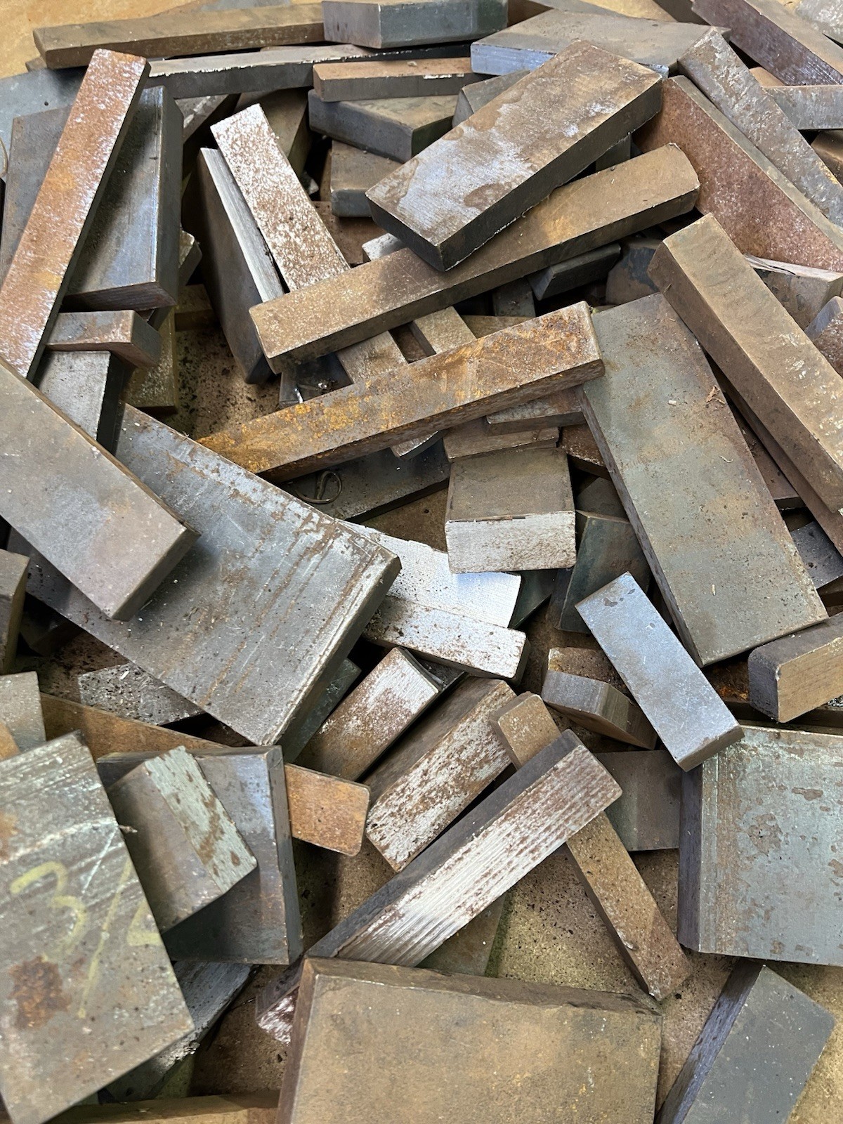 Mix lot 18+Lbs A36 Flat steel plate bar steel stock varies 1/8″-2″ Thick