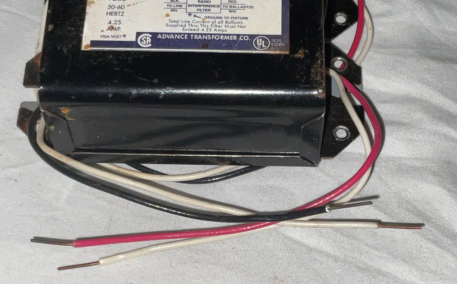 LOT 3 Philips Advance RIF-1 OUTDOOR 105-380V 4.25A Radio Interference Filter