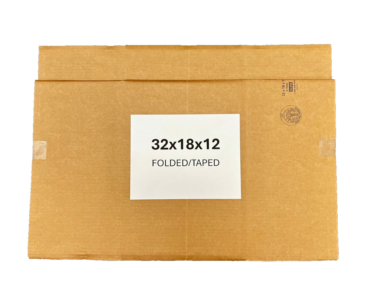 32″ x 18″ x 12″ CARDBOARD BOX – 200 lb – SINGLE BOX