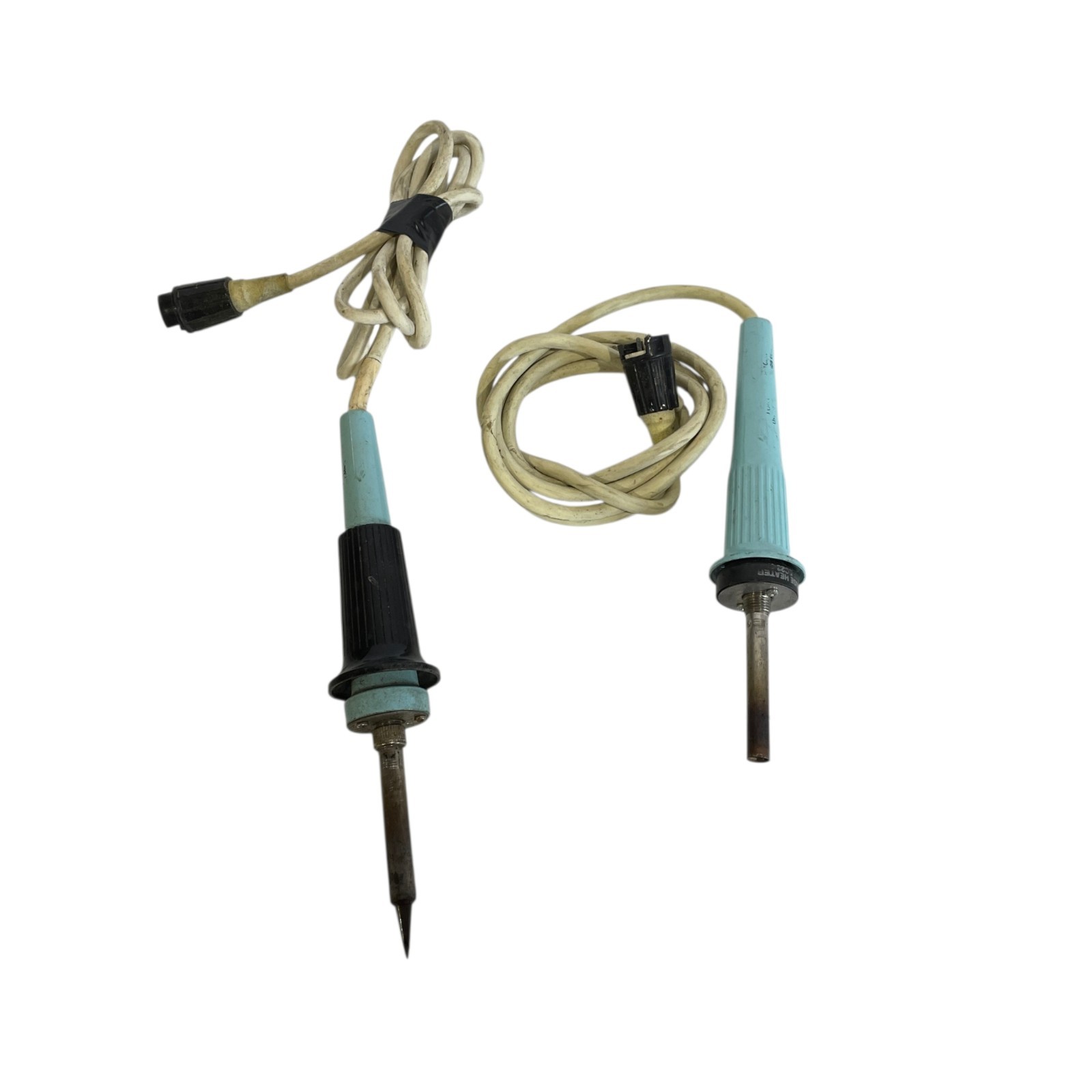 Vintage Weller TC201 24V 2A & EC234 24V 42W Soldering Iron Handles, Lot of 2