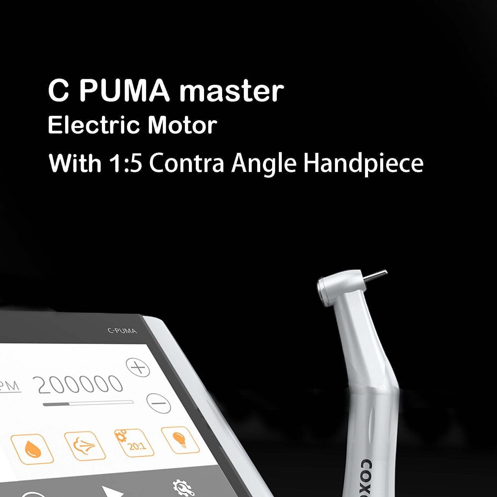 COXO C PUMA Master Dental Brushless Electric Endo Motor 6:1 1:5/1:4.2 Handpiece