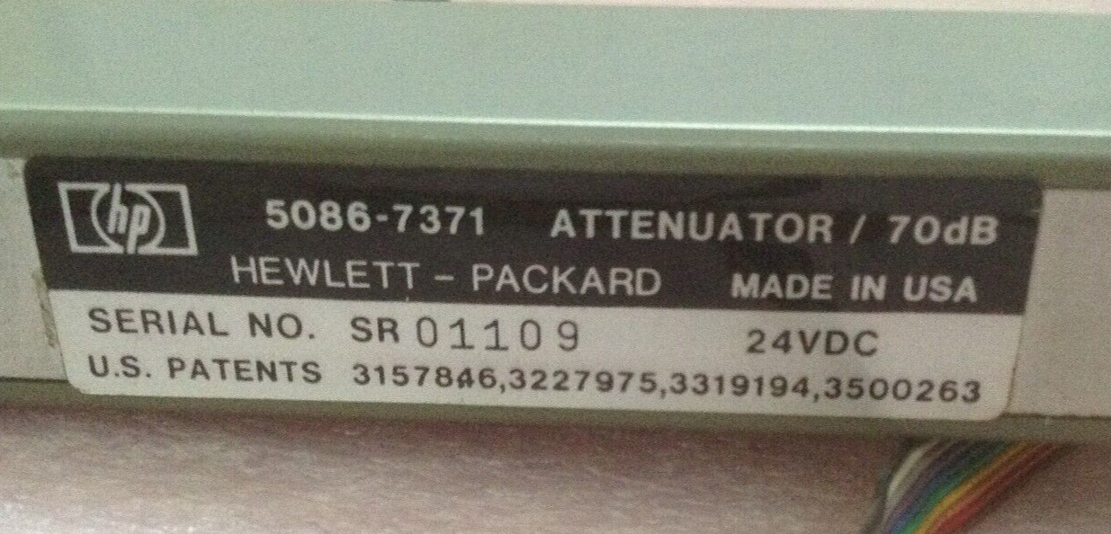 HP 5086-7371 Attenuator 70dB