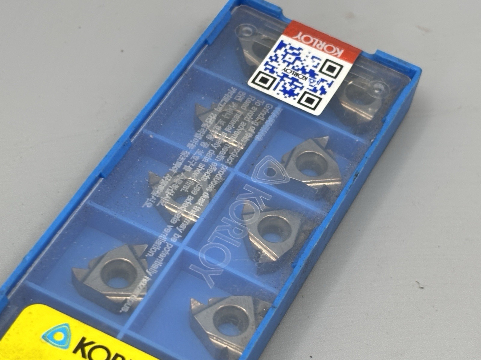 Korloy 16ER AG60 H01 Carbide Threading Inserts External TPI 8-48 (Box of 10)
