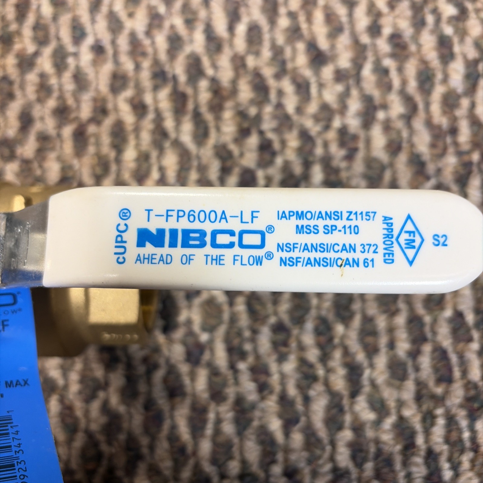 NIBCO – TFP600A-LF – Lead-Free Brass Ball Valve – Threaded – 1 1/2 inch