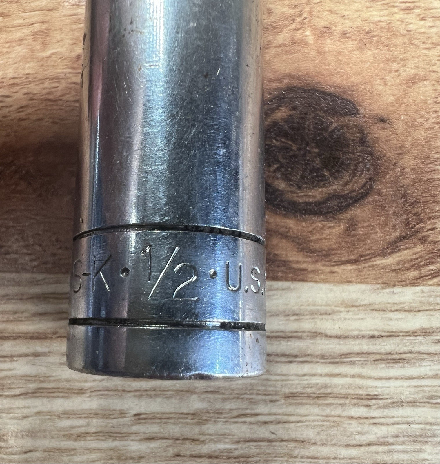 SK Tools 1/2″ Drive, 1/2″, 6 Point, Deep Chrome Socket 41816 USA
