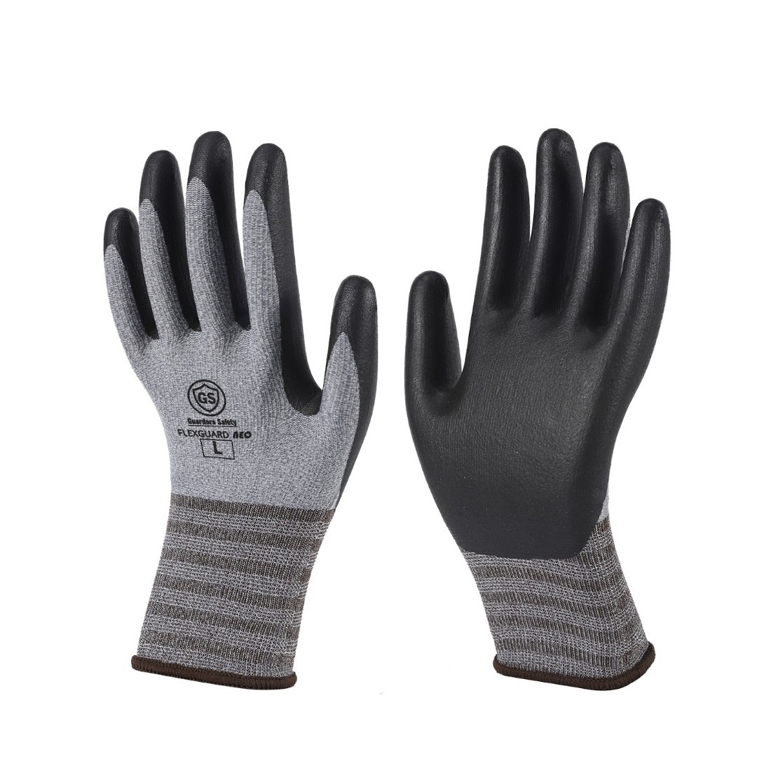 15G Nylon Micro Foam Nitrile Touch Screen Oil Resistant Safety Work Gloves