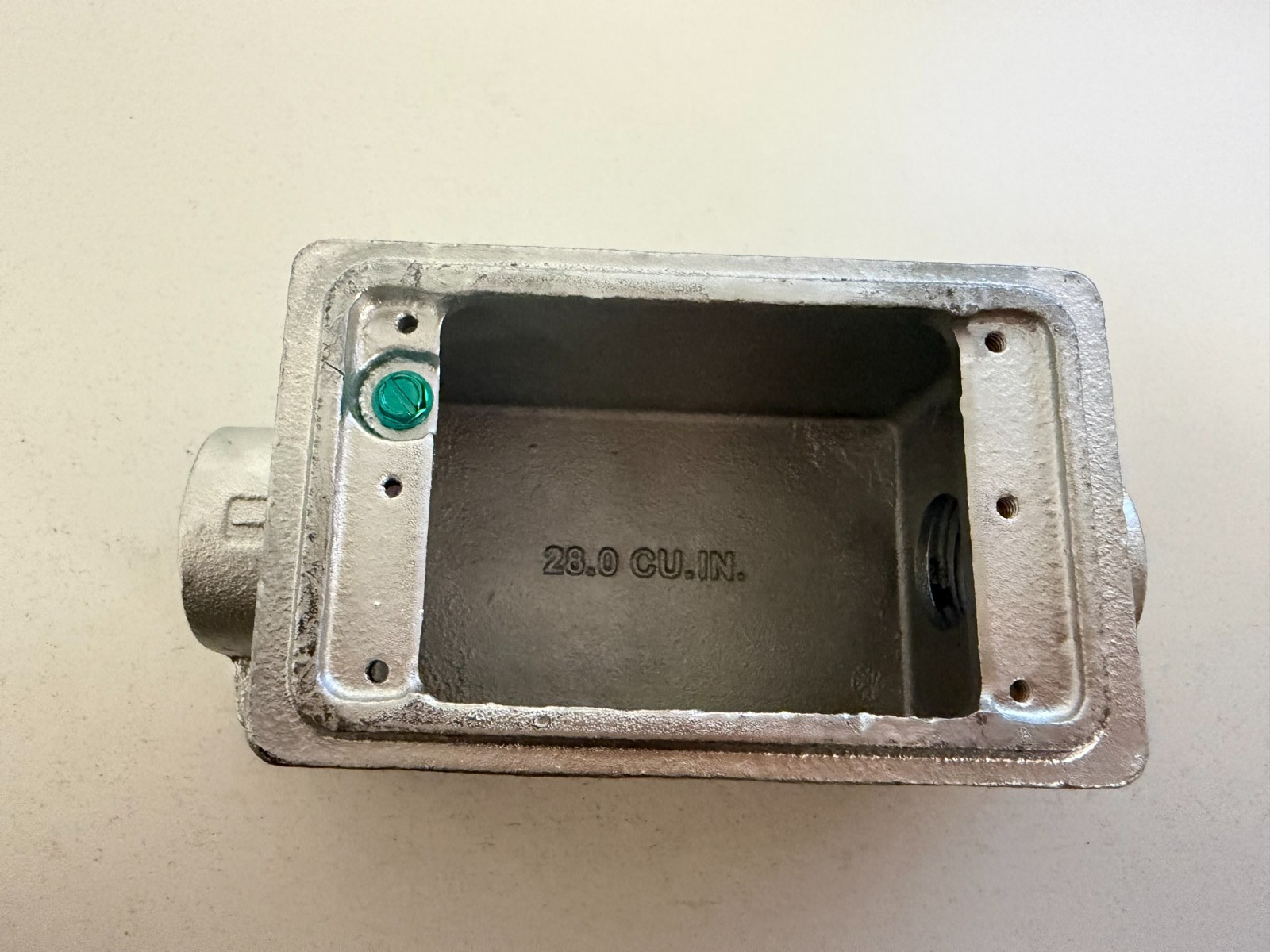 FDC-1-100 Malleable Iron Ridge Top Cast Device Box 1-Gang 1″