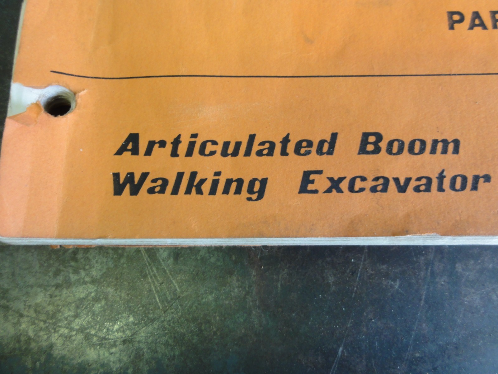 Schaeff Inc HS40C Articulated Boom Walking Excavator Parts Catalog Manual 802069