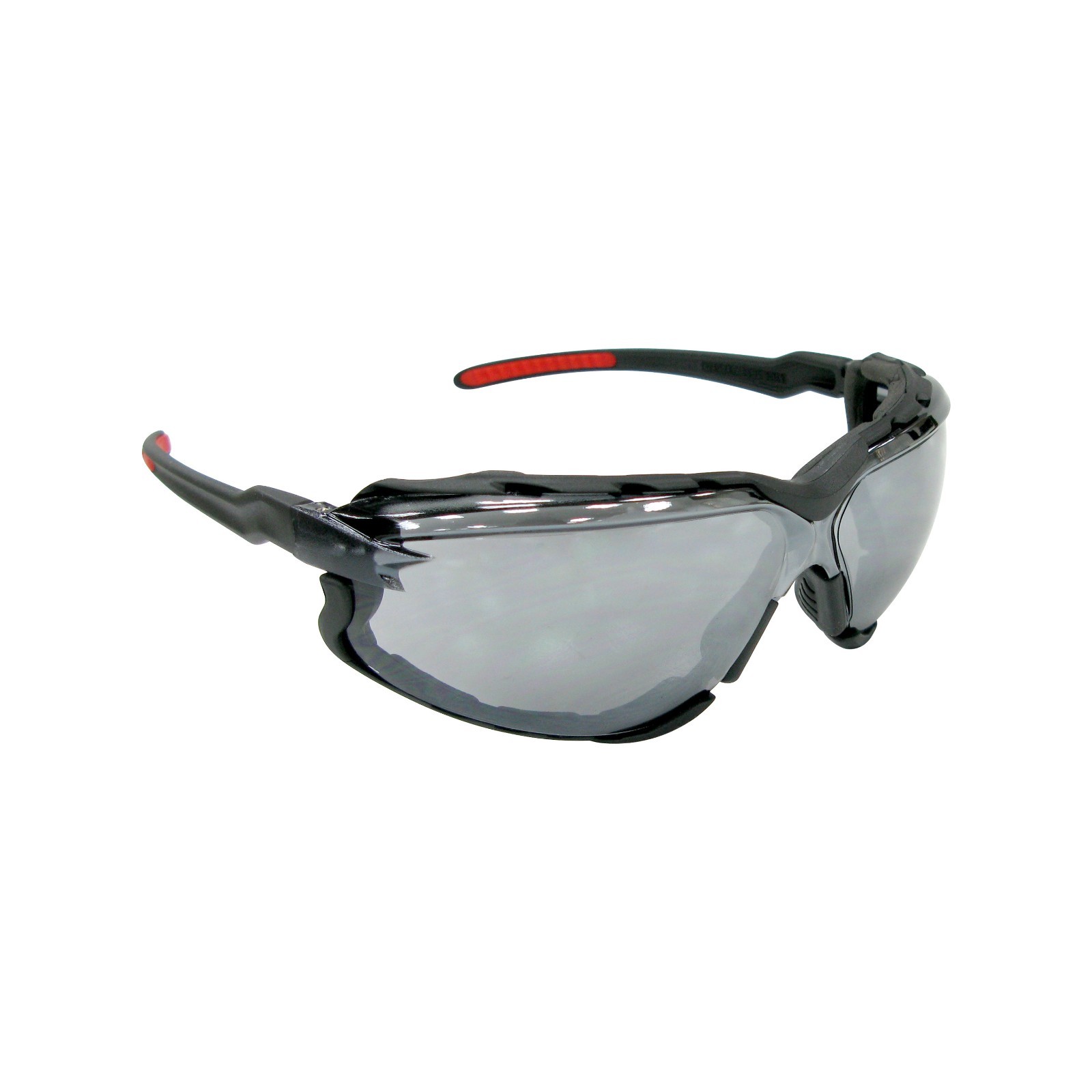 6-PR Falcon Anti-UV Silver Mirror etc Safety Glasses Removable Foam Lined Gasket
