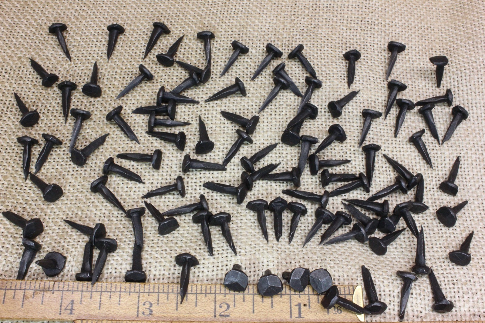 5/8″ Rosehead Nails Square Wrought Iron Tacks Vintage Rustic Decorative Look