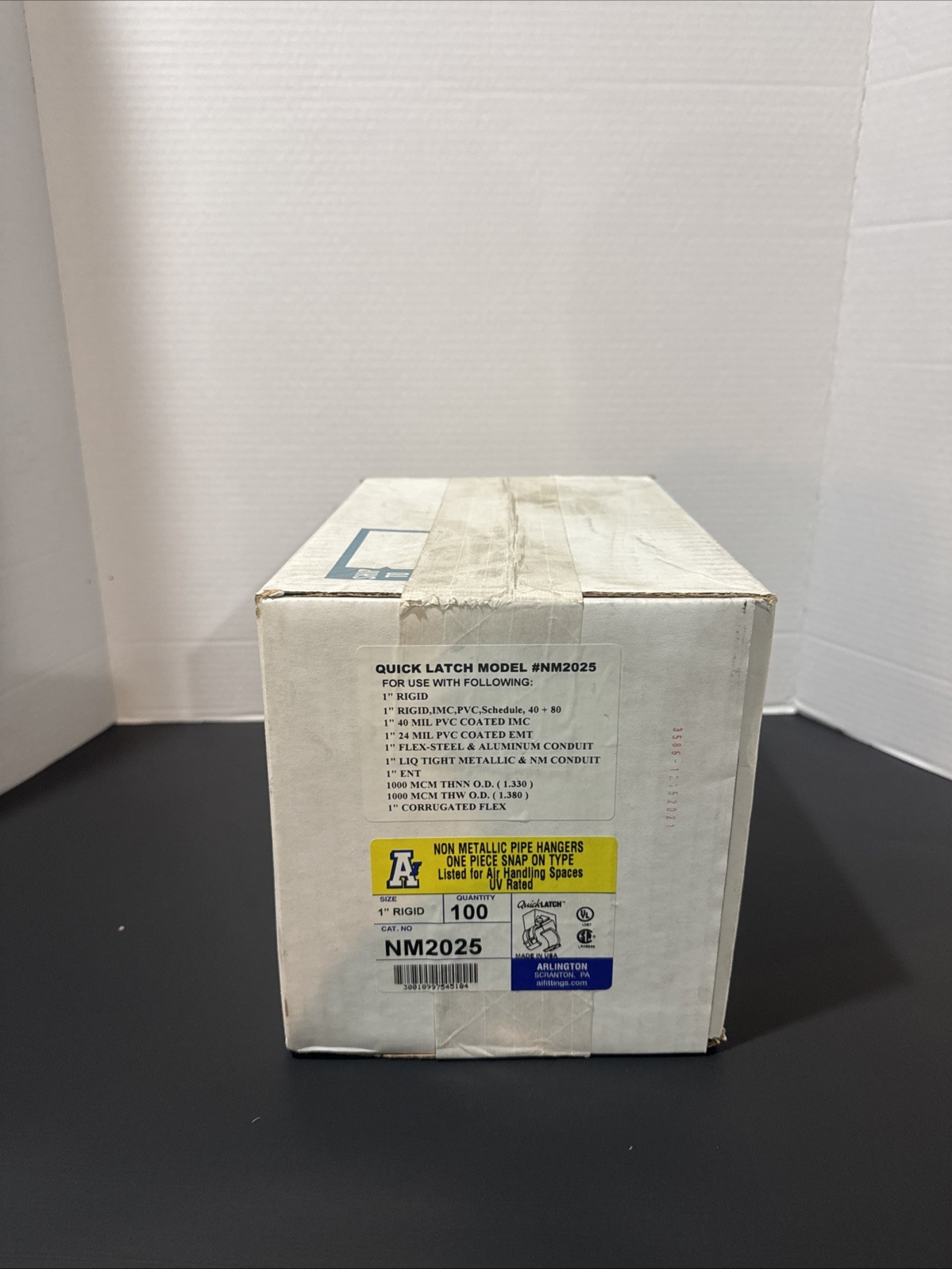 Arlington Non Metallic Pipe Hanger Snap On 1” Rigid NM2025 (Box Of 100)