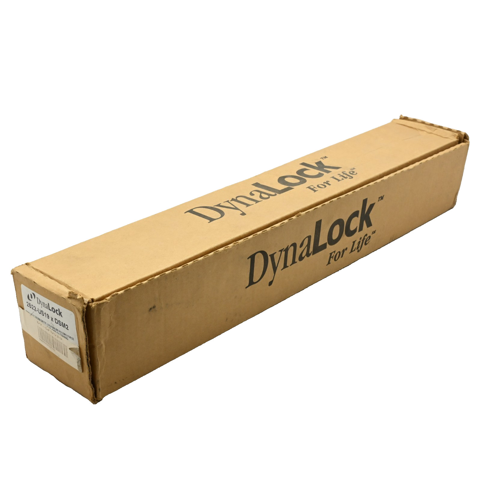 DynaLock 2522-US19 x DSM2 Dual Electromagnetic Lock, 650lbs, Outswing, Black