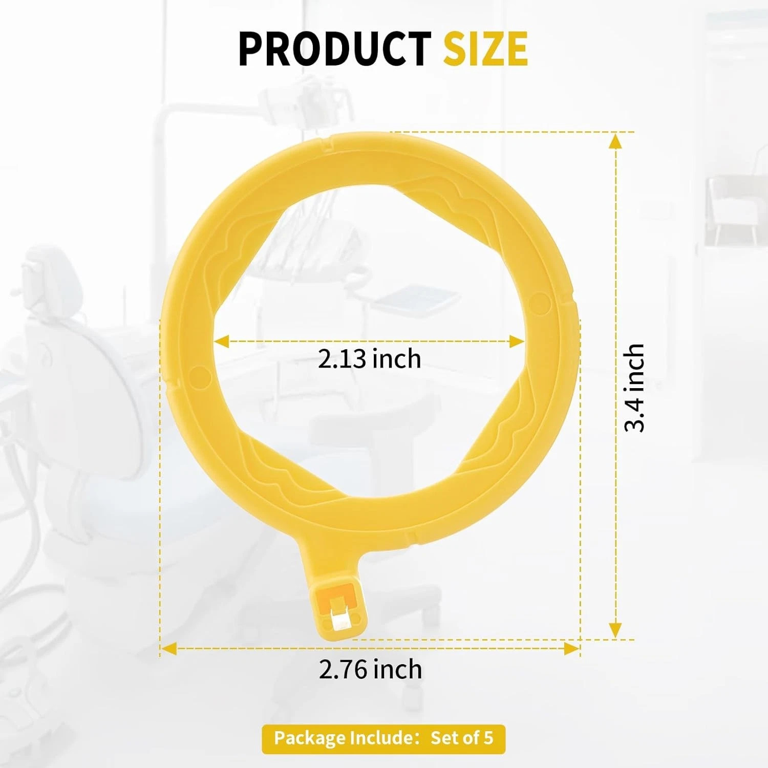 5 Set Dental Sensor Holder Dental XRay Positioning Aiming Ring Bitewing/Anterior