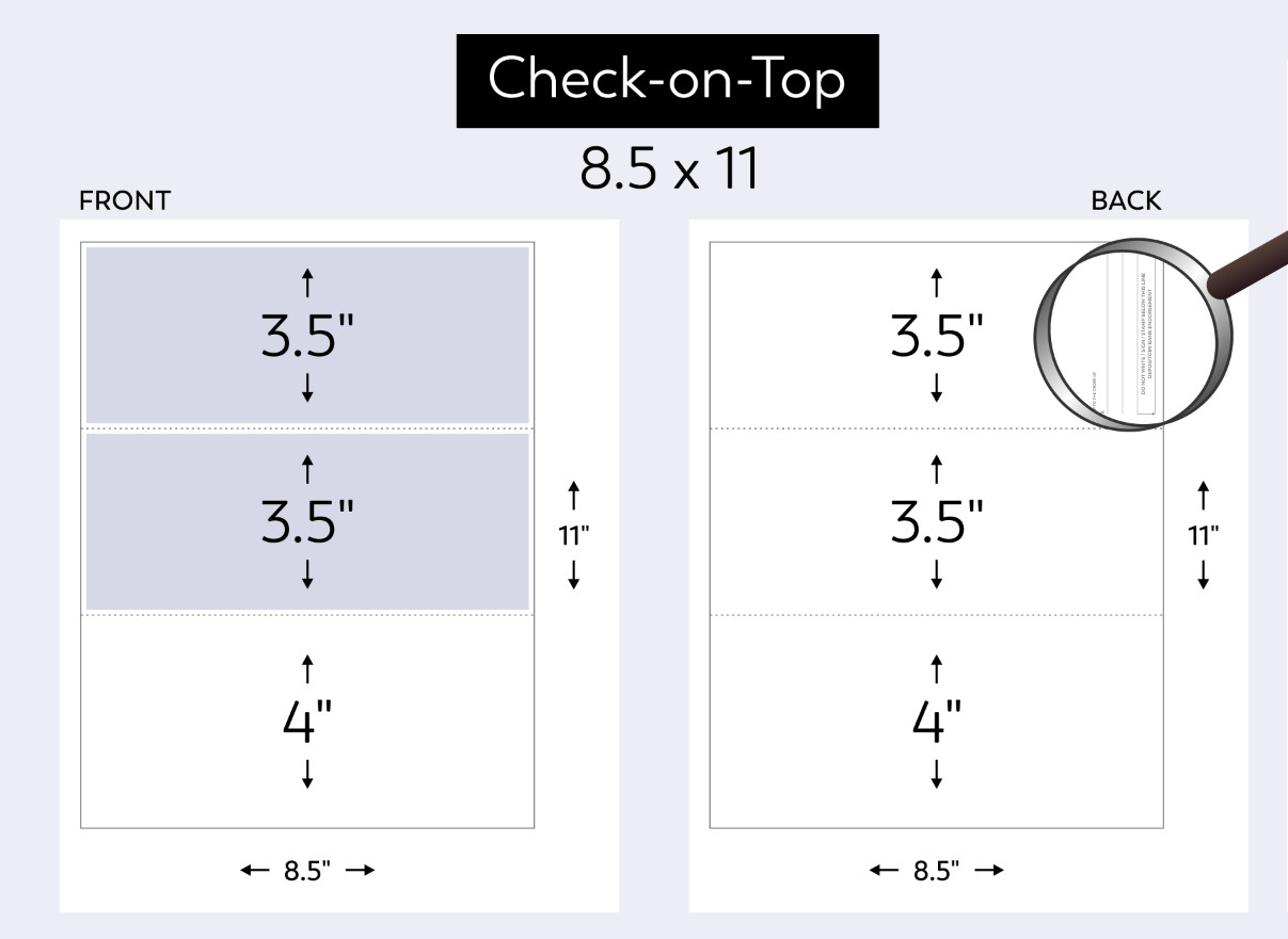 Printed Business Checks – QuickBooks Compatible – Check on Top – Blue Marble