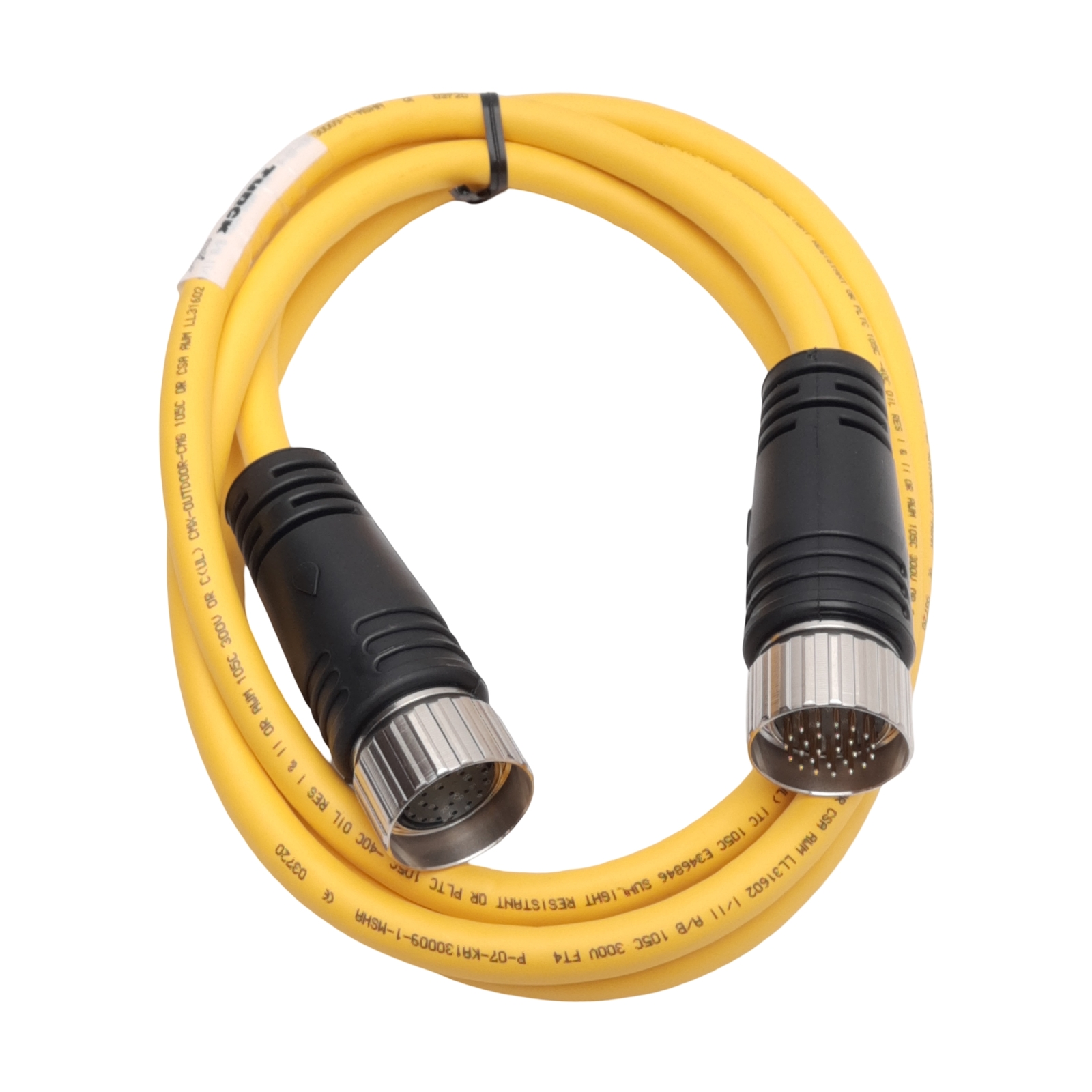 Turck DSM DKM 26-631-2 Actuator & Sensor Cordset M27 26-Pin Multifast 150V 3A 2m